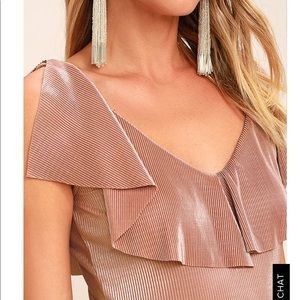 Frill Blush Midi Dress - Lulu’s